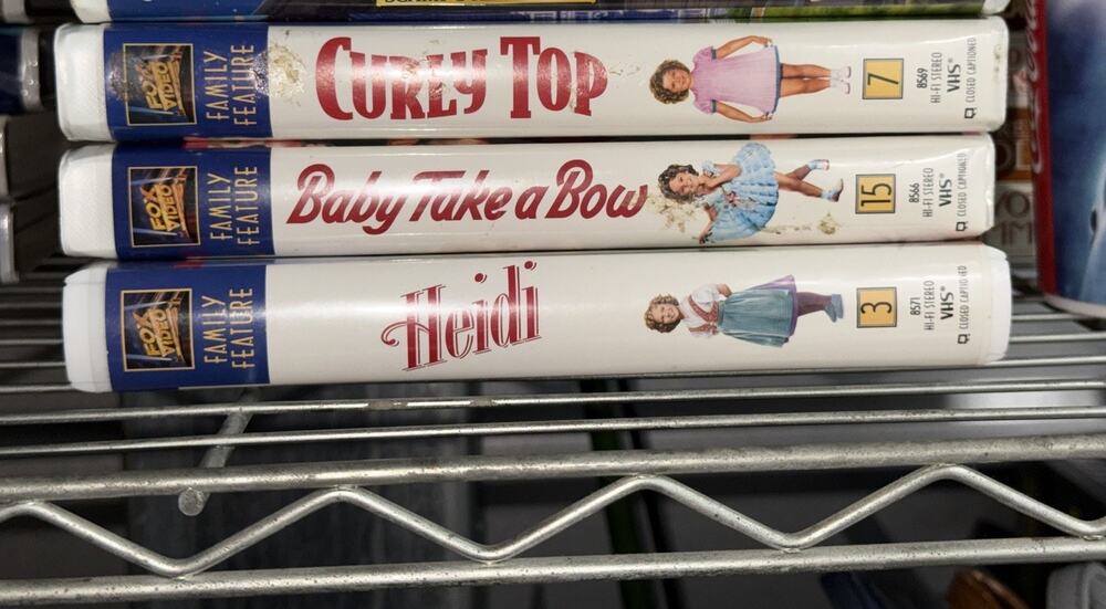 Shirley Temple (Curly Top, Baby Take a Bow, and Heidi)
